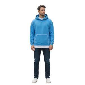 Sudadera con Capucha para Hombre 100% Algodón Ecológico, Tejido de Punto de Peso Medio, Antipilling y Transpirable, Lista para Otoño - Product Image 3