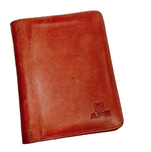 Portefeuille court multifonctionnel en cuir de grande capacité avec poche zippée jean en cuir pur avec ceinture en cuir de vachette et boucle en fer - Product Image 3