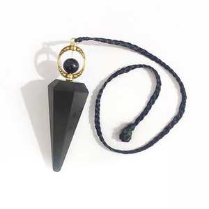 Black Turmuline Último Péndulo Dezine Único Con Hilo - Product Image 1