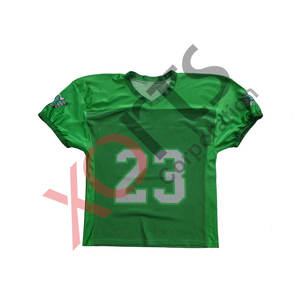 Haute qualité personnalisé Orange vert sublimé Spandex maillot de football américain respirant grande taille noms personnalisés jeunes adultes - Product Image 2