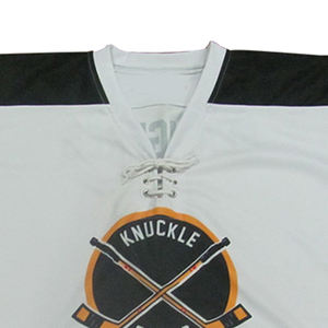 Camisetas de hockey sobre hielo con cuello en V de la mejor calidad para hombres Ropa de entrenamiento de equipo deportivo duradera - Product Image 3