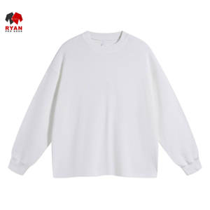 T-shirts pour hommes de haute qualité personnalisés, tissu confortable et respirant, manches longues avec logo personnalisé - Product Image 4