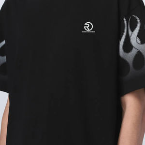 ชุดกีฬาฤดูร้อนสำหรับผู้ชายชุดเสื้อผ้าลำลองสำหรับฤดูร้อนของผู้ชายเสื้อยืดผ้าฝ้าย100% พิมพ์โลโก้ได้ตามต้องการ - Product Image 5