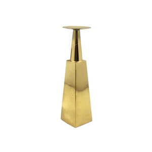 Metal Candle <b>Pillar</b> Holder Christmas Decorative Golden Color For Home Wedding Christmas Tabletop <b>Lighting</b> Decor Handmade Bulk - Product Image 5