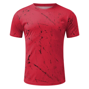 เสื้อยืดผู้ชายสไตล์ฮิปฮอปแนวสตรีทลำลอง ผ้าโพลีเอสเตอร์ทอ 100% ระบายอากาศได้ดี แขนสั้น ทรงโอเวอร์ไซส์ น้ำหนัก 250 กรัม ทรงบ็อกซี่ - Product Image 6