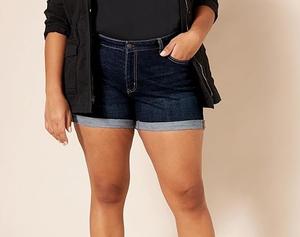 Pantalones cortos personalizados para mujer, ropa de baño de secado rápido para mujer, 70% poliéster, 30% algodón, cierre elástico, lavado a máquina - Product Image 3