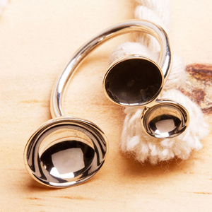 Precio de fábrica al por mayor Unisex hecho a mano anillo de plata esterlina lindo Bohemia cristiano clásico Hip-Hop moda para bodas - Product Image 4