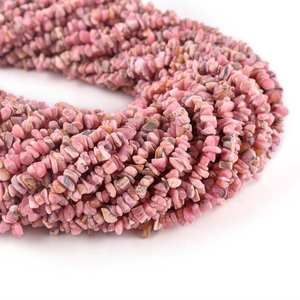 Perle de puces lisses non coupées de Rhodochrosite naturelle brillante de qualité supérieure avec finition faite à la main forme unique pour la fabrication de bijoux et d'artisanat - Product Image 6
