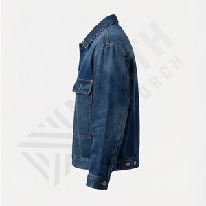 Chaqueta Vaquera Clásica Vintage para Hombre, Detalles Desgastados, Cierre de Botones, Estilo Casual Urbano, para Todas las Temporadas, Ropa de Abrigo de Invierno - Product Image 3