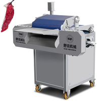 Machine à trancher la viande fraîche automatique antidérapante pour usage commercial