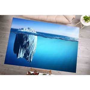 Alfombra Estampada - Alfombra Berg, Alfombras con Diseño de Paisaje Berg, Alfombra con Diseño Marino, Alfombra Suave No Tejida - Product Image 2