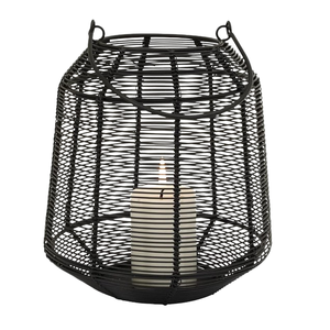 Stylish <b>Outdoor</b> Decorative Iron Hanging T Light <b>Lantern</b> Black Gold Color <b>Candle</b> Votive <b>for</b> Home Decor Handmade - Product Image 6