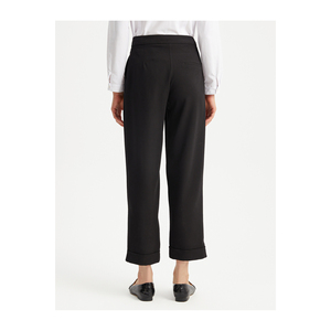 Pantalones de Mujer con Detalle Plisado y Corte de Zanahoria - Product Image 5