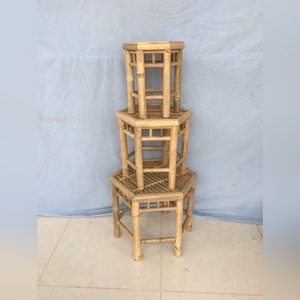 Venta al por mayor muebles de bambú ropa de bambú abrigo ropa colgante estante resistente soporte plegable Almacenamiento de ropa de zapatos - Product Image 4