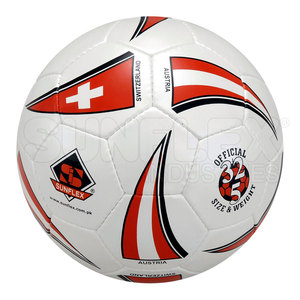 Ballon de football promotionnel en PU et cuir avec logo personnalisé de 2024 Offre Spéciale avec étiquette privée imprimée personnalisée - Product Image 5