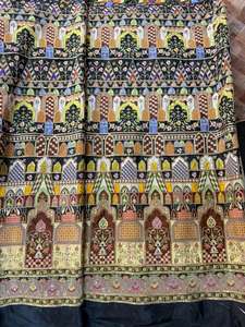 Tissu en crêpe naturel de qualité supérieure, design crêpe, fortement brodé, matière crêpe Daman, respirant, applicable pour les vêtements de mode, en gros - Product Image 3