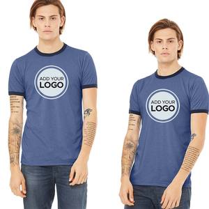 เสื้อยืดผ้าฝ้ายชาย100% แขนสั้นแบบธรรมดาเข้ารูป - Product Image 2