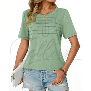 Nueva Llegada 2026 Camisetas Casuales Estampadas para Mujer, Ligeras, de Secado Rápido, Transpirables, Ecológicas, con Color y Logotipo Personalizables - Product Image 5