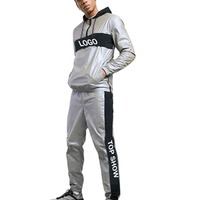 Ensemble de survêtement décontracté personnalisé en coton, respirant, coupe-vent, style streetwear, pour l'hiver, avec pantalon cargo, pour le jogging et le sport – Créez votre propre design