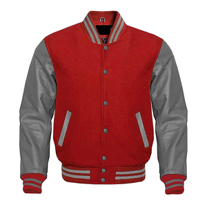 Blouson bombardier professionnel en laine avec Logo personnalisé pour homme, avec patchs de contraste, broderie, Letterman, varity - Product Image 1