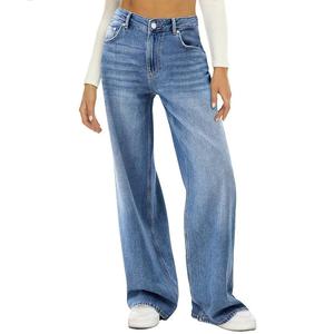 Pantalons baggy à pattes évasées pour hommes, streetwear, jeans empilés, style hip-hop, vêtements de sport pour filles, pantalons amples pour femmes, pantalons surdimensionnés - Product Image 2