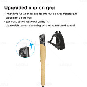 <span class=keywords><strong>Bastones</strong></span> <span class=keywords><strong>de</strong></span> Senderismo XATP <span class=keywords><strong>de</strong></span> Diseño Nuevo, Ligeros, <span class=keywords><strong>de</strong></span> Aluminio, con Mango Largo, para Carreras <span class=keywords><strong>de</strong></span> Trail Running - Product Image 4