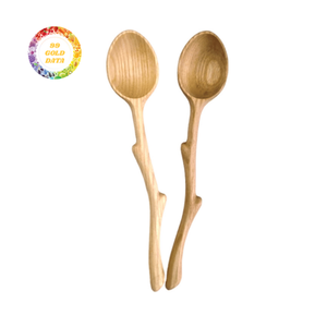 Cuchara de madera de haya, mango largo para mezclar café y té, herramientas de cocina ecológicas, proveedor de Vietnam - Product Image 4