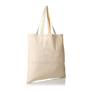 Bolso de mano con logotipo impreso personalizado OEM y ODM, lona de algodón 100%, reciclable, reutilizable, liso, orgánico, a rayas, informal, plegable - Product Image 2