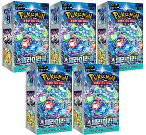 Pokemon Card Scarlet Violet Stella Miracle 5-box set producto envío gratis Último producto versión coreana Envío rápido - Product Image 1