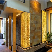 Bloque de Revestimiento de Piedra Natural Flexible y Duradera de la Mejor Calidad, Pizarra Translúcida India para Uso Interior y Exterior, Certificado CE/ISO9001 5+