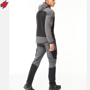 Chándal cortavientos de varios paneles personalizado, conjuntos de chaqueta y pantalones de nailon de poliéster impermeable para deportes al aire libre para hombres - Product Image 3