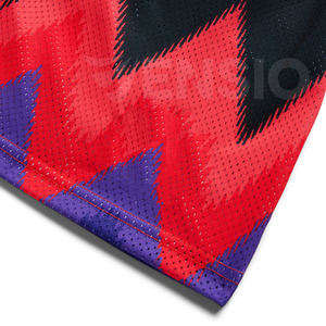 กางเกงขาสั้นชายหาดของผู้ชายโพลีเอสเตอร์พิมพ์ลายหลวมสำหรับฝึกซ้อมฤดูร้อน - Product Image 2