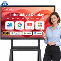 Tableau blanc interactif ZDHQ, panneau plat interactif, tableau intelligent pour l'éducation et l'enseignement en classe