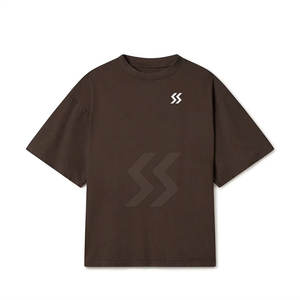 T-shirt Boxy imprimé coupe ample 100% coton confortable et durable T-shirt Boxy léger de qualité supérieure - Product Image 1