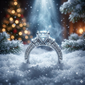 Anillo de Oro Sólido de 18K Más Vendido, Base para Engaste con Hilera Ornamentada, Acento de Diamante Natural de 4 Puntas, Montura de Banda Ancha para Fiesta de Lujo - Product Image 4