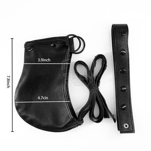 Jockstrap en cuir de qualité supérieure, best-seller, avec cuir à grain lisse et jockstrap en cuir réglable et offrant un soutien - Product Image 3