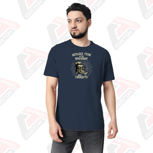 T-shirt confortable Ultra doux essentiel pour femmes été écologique Appliques patchs perles Denim batik velours côtelé tissu - Product Image 2