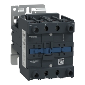 Contattore SCHNEIDER ELECTRIC LP1D40008ED TeSys D 4P (2 NO + 2 NC) AC-1 <= 440V 60A con Bobina 48V DC - Product Image 1