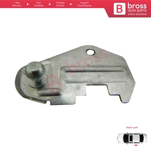 คลิปยึดกระจกหน้าต่าง BWR5008 แผ่นเชื่อมโลหะด้านหลังซ้าย สำหรับ Vectra B W210 S210 9-3 900 - Product Image 3