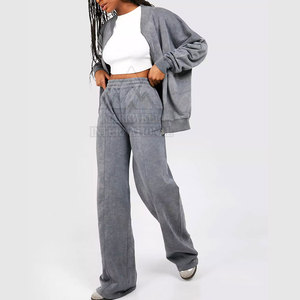 Chándal de Invierno para Mujer, Último Diseño, Talla Personalizada, Lavado Ácido, Venta al por Mayor, Chándal Cómodo para Mujer - Product Image 4