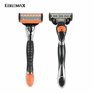 Çinko alaşım kolu yüz tıraş bıçağı 5 paslanmaz çelik bıçaklar kolay durulayın kartuşu ile erkek tıraş için - Product Image 2