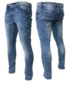 Jeans skinny de couleur unie pour hommes, pantalons jeans de qualité supérieure pour hommes à prix raisonnable - Product Image 6