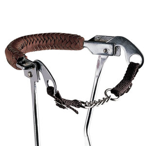 Broca de caballo Hackamore con cadena de bordillo y mejillas de 35cm | Combo ligero, tamaño personalizado, brocas de caballo más vendidas 2025 - Product Image 3