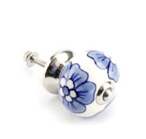 Perilla de cajón de cerámica de flores de diseño moderno, manija de armario de alta calidad, manija de cerámica para la venta - Product Image 6