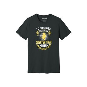 Camiseta informal de algodón 100% con impresión de temas de Buda en 3D, 12 opciones de color, 160-180, colocación de diseño personalizable GSM pesado - Product Image 6