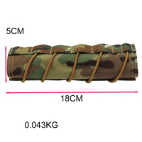 Housse de protection thermique pour silencieux en nylon 500D tactique