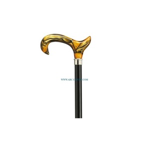 Bastón de madera de bambú Color marrón hecho a mano último diseño más vendido bastones de madera de teca de lujo para personas mayores en la India - Product Image 6