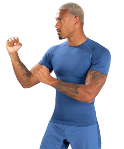 T-shirt de sport personnalisé pour homme, rashguard MMA, compression, entraînement, ajusté, extensible, vêtement de sport - Product Image 2