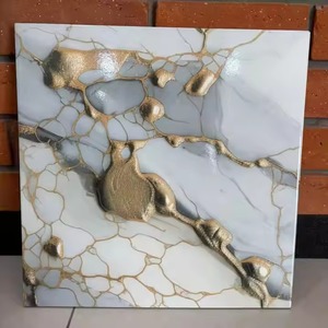 40X40ซม. กระเบื้องเซรามิกหินอ่อนพอร์ซเลนสีขาวกันลื่นแบบชนบทที่จอดรถกลางแจ้งลานจอดรถ400x400mm - Product Image 4