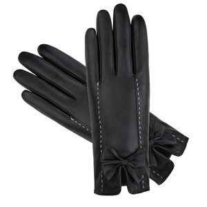 Gants d'hiver pour femmes de haute qualité à la mode Gants en cuir de couleur personnalisée Gants d'hiver pour femmes - Product Image 3